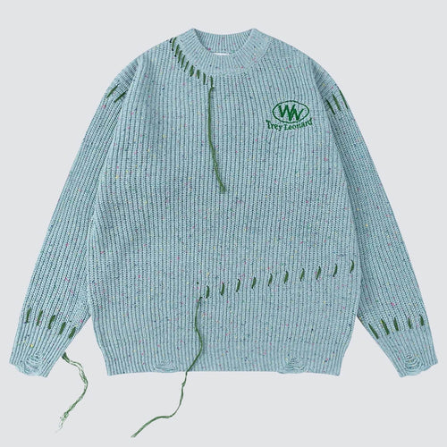 Litlookz Studio Soft Boy Distressed Sweater