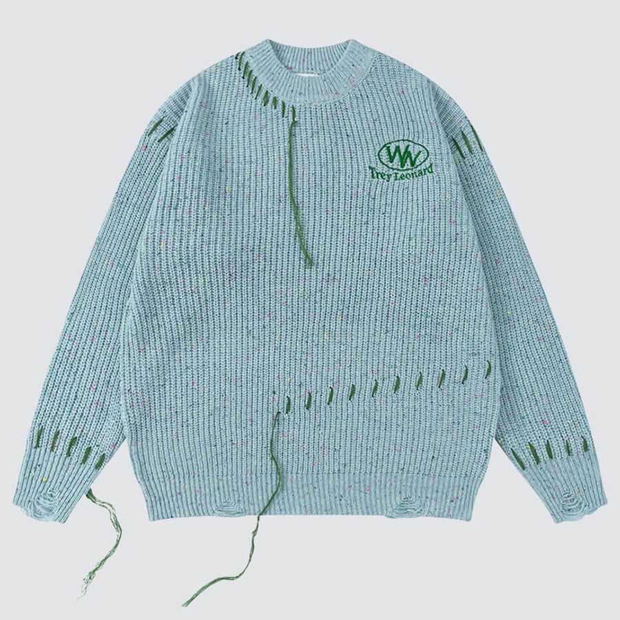 Litlookz Studio Soft Boy Distressed Sweater