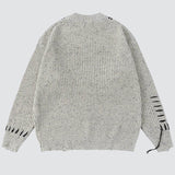 Litlookz Studio Soft Boy Distressed Sweater, view 4