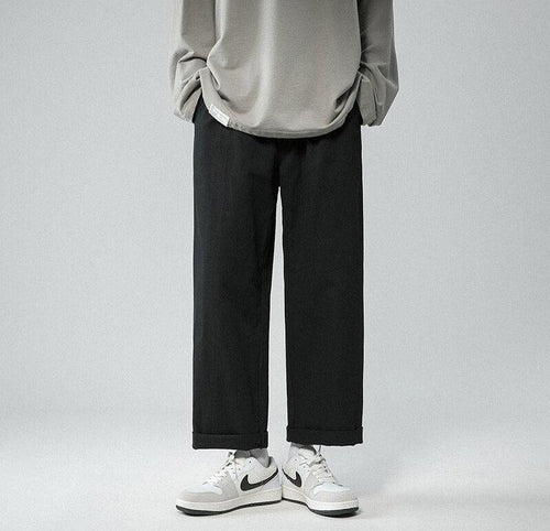 Litlookz Studio Soft Boy Elastic Waist Straight Leg Pants