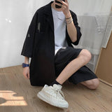 Litlookz Studio Soft Boy Shirt and Shorts Two Piece Set, view 2