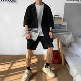 Litlookz Studio Soft Boy Shirt and Shorts Two Piece Set, view 3