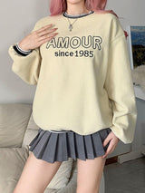 Litlookz Studio Soft Girl Amour Sweatshirt, view 3