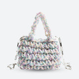 Litlookz Studio Soft Girl Beaded Chain Strap Handbag, view 4