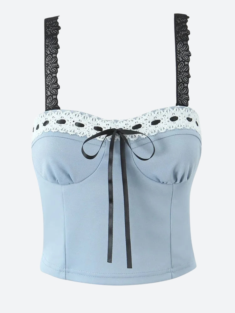 Litlookz Studio Soft Girl Bow Top