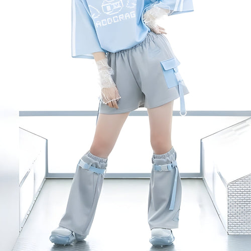 Litlookz Studio Soft Girl Cloud Wings Leg Warmers