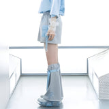 Litlookz Studio Soft Girl Cloud Wings Leg Warmers, view 2
