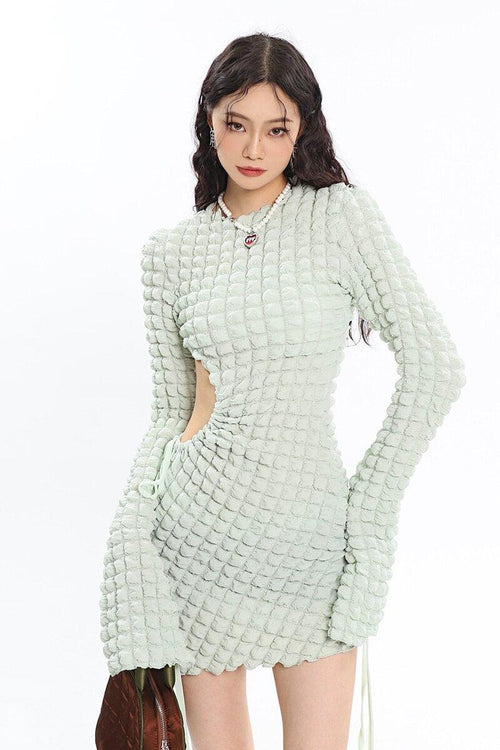 Litlookz Studio Soft Girl Cut Out Mini Dress
