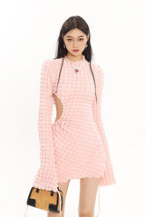 Litlookz Studio Soft Girl Cut Out Mini Dress, view 6