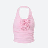 Litlookz Studio Soft Girl Floral Halter Top, view 3