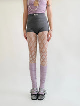 Litlookz Studio Soft Girl Floral Lace Tights, view 4