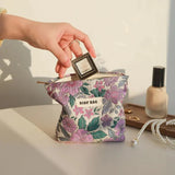 Litlookz Studio Soft Girl Floral Mini Makeup Bag, view 2