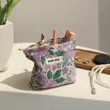 Litlookz Studio Soft Girl Floral Mini Makeup Bag, view 3
