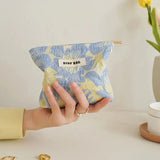 Litlookz Studio Soft Girl Floral Mini Makeup Bag, view 6