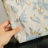 Litlookz Studio Soft Girl Gold Flower Makeup Bag, view 4