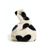 Litlookz Studio Soft Girl Heart Fluffy Wrist Bag, view 2