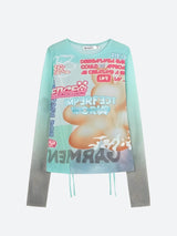 Litlookz Studio Soft Girl Imperfect World Drawstring Top, view 4