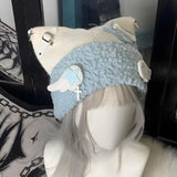Litlookz Studio Soft Girl Kawaii Wings Knitted Beanie, view 3