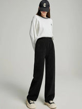 Litlookz Studio Soft Girl Knitted Sweatpants, view 4
