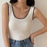Litlookz Studio Soft Girl Knitted Tank Top, view 3