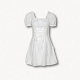 Litlookz Studio Soft Girl Lace Up Mini Dress, view 5