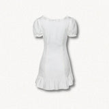 Litlookz Studio Soft Girl Lace Up Mini Dress, view 6