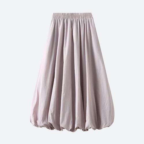 Litlookz Studio Soft Girl Pastel Bubble Midi Skirt
