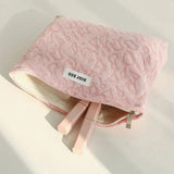 Litlookz Studio Soft Girl Pink Leopard Makeup Bag, view 2