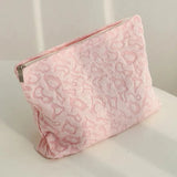 Litlookz Studio Soft Girl Pink Leopard Makeup Bag, view 3
