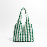 Litlookz Studio Soft Girl Quilted Striped Handbag, view 4
