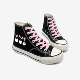 Litlookz Studio Rabbit & Carrot Lace Up Canvas Shoes, view 2