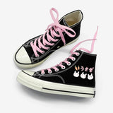 Litlookz Studio Rabbit & Carrot Lace Up Canvas Shoes, view 3
