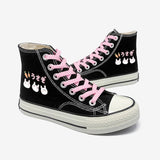 Litlookz Studio Rabbit & Carrot Lace Up Canvas Shoes, view 4