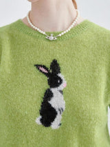 Litlookz Studio Soft Girl Rabbit Knitted Top, view 3