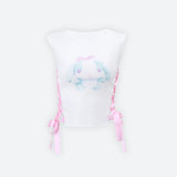 Litlookz Studio Soft Girl Rabbit Ribbon Top, view 3