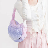 Litlookz Studio Soft Girl Rainbow Quilted Bag, view 5