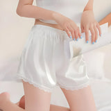 Litlookz Studio Soft Girl Satin Shorts, view 3