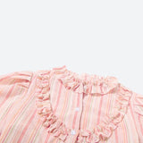Litlookz Studio Soft Girl Striped Crop Top & Maxi Skirt Two Piece Set, view 5