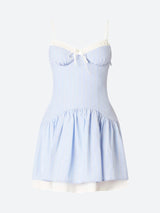 Litlookz Studio Soft Girl Striped Mini Dress, view 5