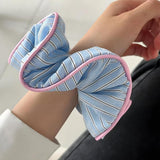 Litlookz Studio Soft Girl Striped Scrunchies, view 3