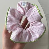 Litlookz Studio Soft Girl Striped Scrunchies, view 4