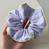 Litlookz Studio Soft Girl Striped Scrunchies, view 6