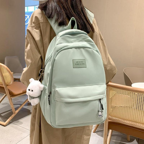 Litlookz Studio Soft Girl Waterproof School Backpack