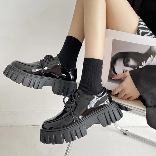 Litlookz Studio Soft Grunge Chunky Platform Oxford Shoes