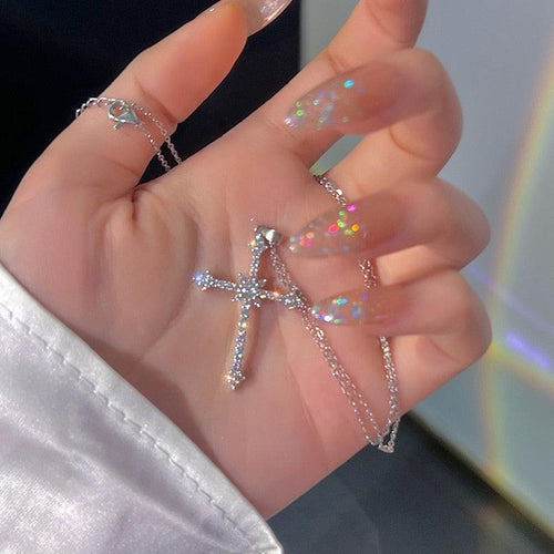 Litlookz Studio Sparkle Cross Necklace