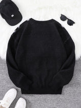 Litlookz Studio Spiderweb Pullover Sweater, view 2