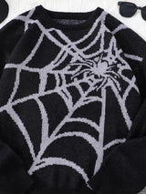 Litlookz Studio Spiderweb Pullover Sweater, view 3