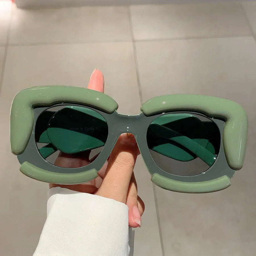 Litlookz Studio Square Puffer Sunglasses