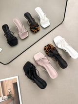 Litlookz Studio Square Toe Heels, view 2
