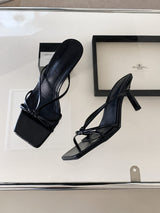 Litlookz Studio Square Toe Heels, view 5